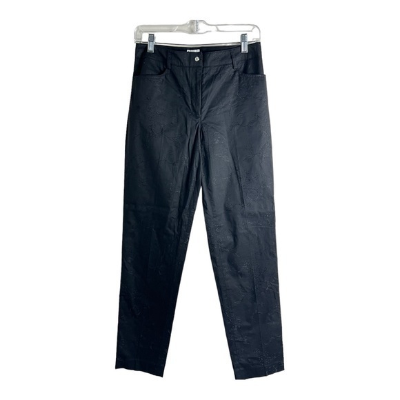 Vintage Denim - Como Sport Casual Embroidered Pant Size 4